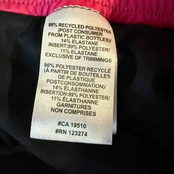 NWT Lolë Step Running Short Womens S Storm Broken Stripe Dolphin Hem Activewear - Picture 11 of 12